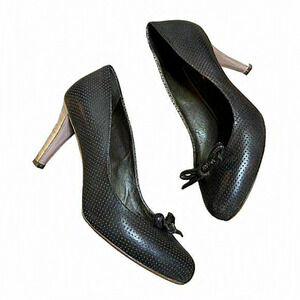 PRADA Bow Pumps Heels Women Size 37.5